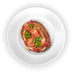 Baked Potato With Chicken Mayo 